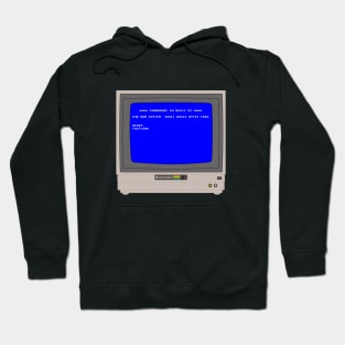 Commodore 64 Monitor Boot Hoodie